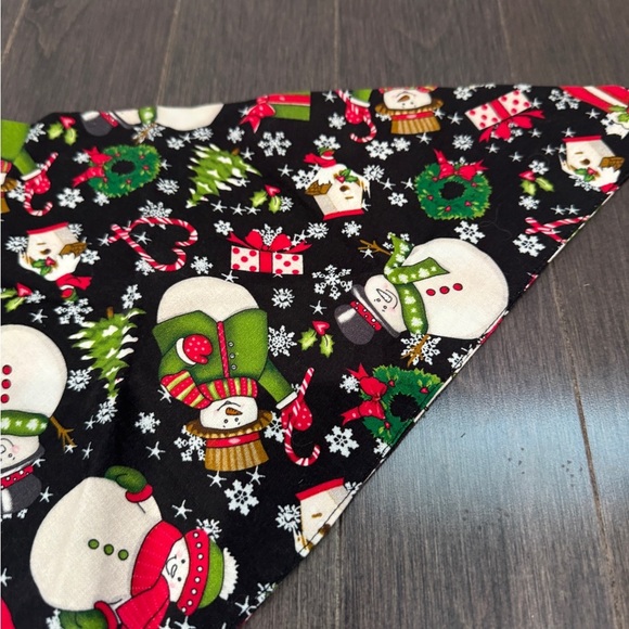 🎊HP🎉 NWOT Festive Snowman Christmas Dog Pet Holiday Bandana - Picture 3 of 4